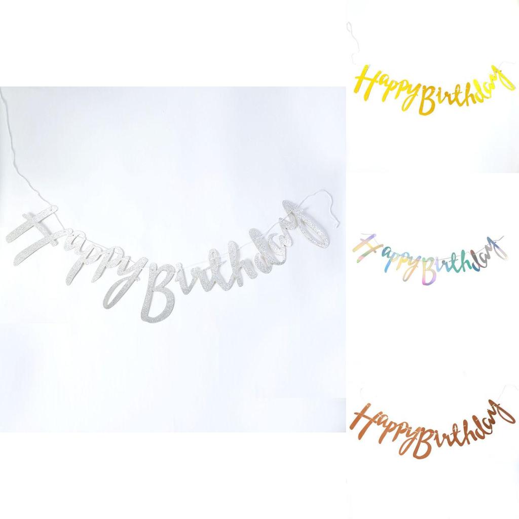 Auffälliges Happy Birthday Banner Perfekt für Unvergessliche Partydekorationen