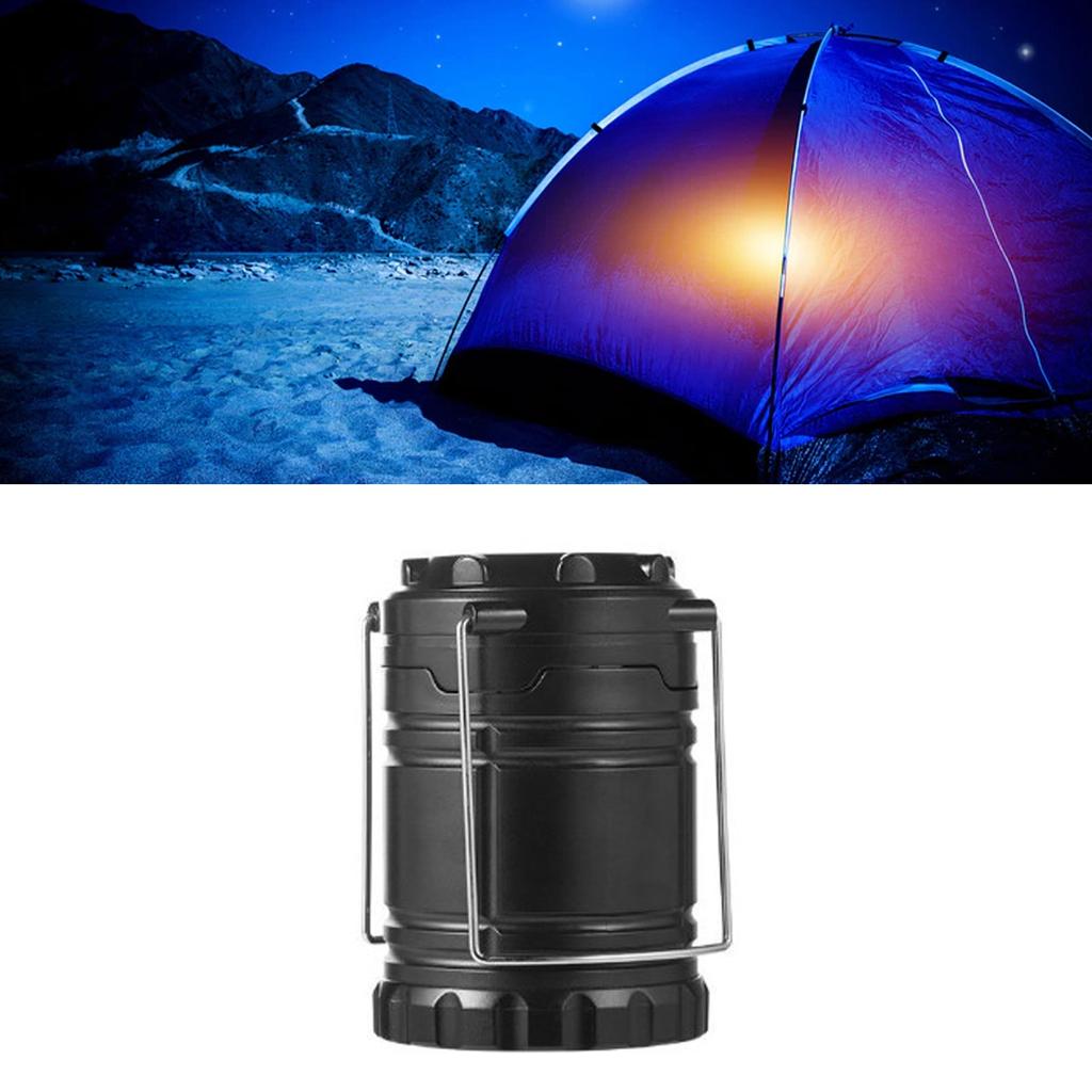 Campfire Camping Tent Lights Adjustable Two Lighting Modes Stainless Steel Hanging Handle for