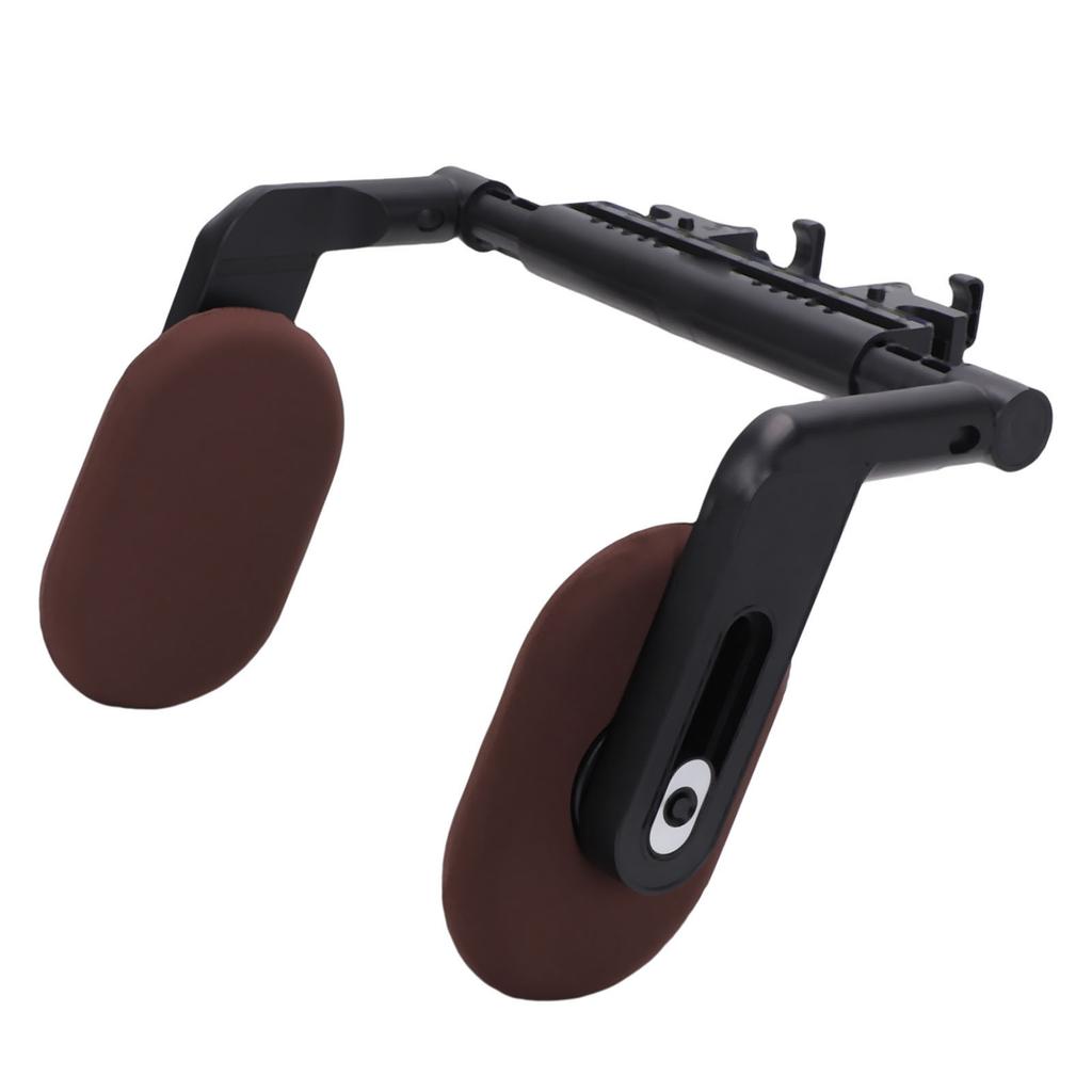 Car Headrest Pillow 3 Point Linkage Road Pal Head Neck Support Pillow Thickened for Vehicles Brown