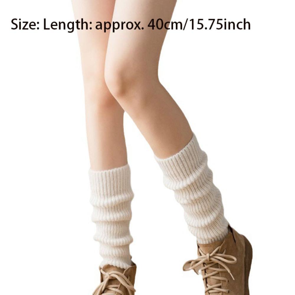 Y2k Winter Leg Warmers Fluffy Goth Accessories Foot Covers New Boot Socks  Women