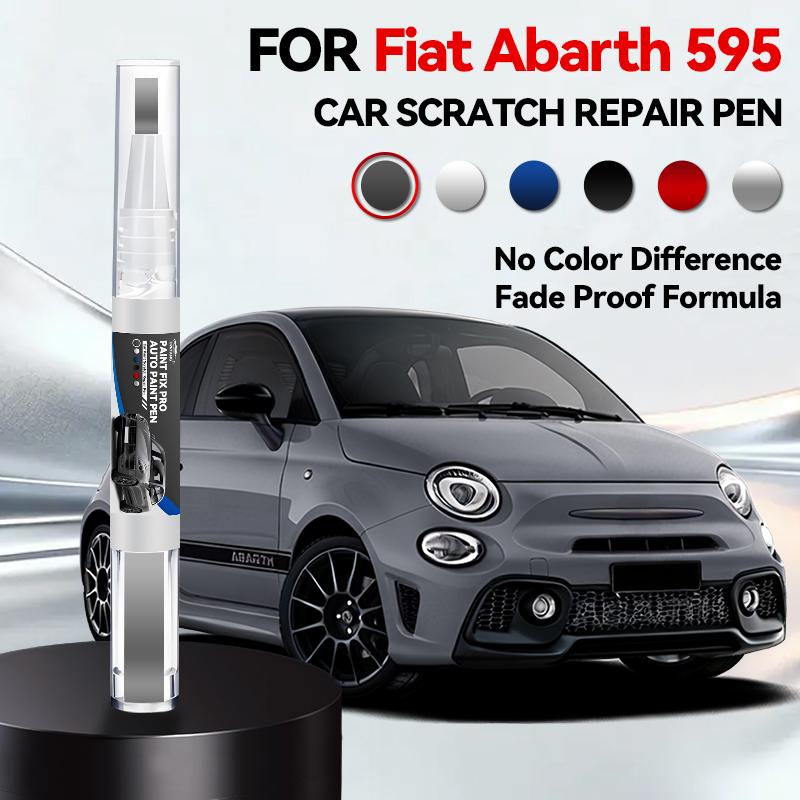 For FIAT Abarth 595 Car Paint Repair Pen Paint Scratch Repair Accessories Abarth Red Black Gara White Modena yellow Matt Grey