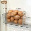 Food-Grade Egg Storage Shelf for Fridge Door