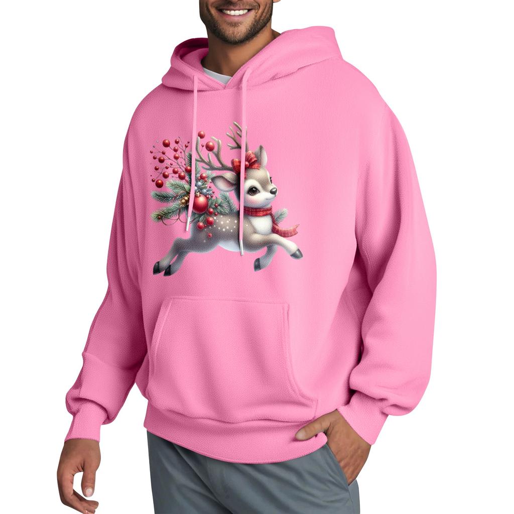 Men's Hooded Sweatshirt, Contrasting Color Sweatshirt, Sports   Casual Jacket