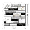 1/12Pcs 3D Wall Sticker Brick Grain Pattern Water-Repellent Self-Adhesive Wall Paper Bathroom Wall Decals 30X30Cm Pegatinas Pared