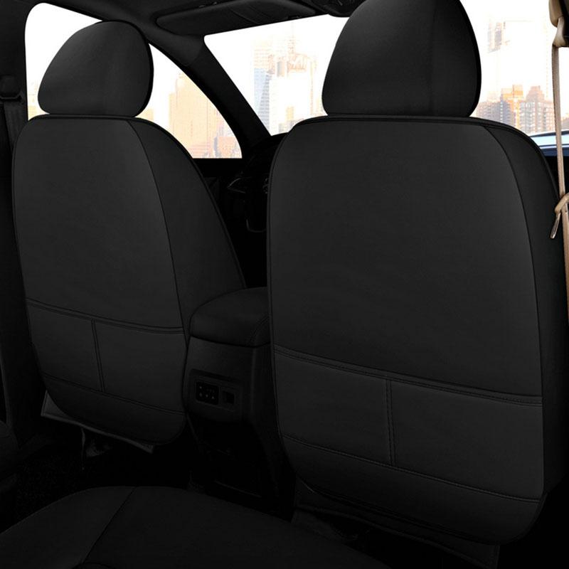 Lodowy jedwab PU skórzany pokrowiec na przednie siedzenie Upgrade Trwały, oddychający, antypoślizgowy, czterosezonowy uniwersalny ochraniacz Poduszka przedniego siedzenia(Tylko jedno pokrycie siedzenia)