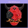 Hannya-Maske aus Kunstharz, simulierter Edelstein, Gesichtsrequisite für Weihnachten, Halloween und andere Anlässe