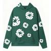 Set Felpa Streetwear Donna Stampa Kapok Vestibilità Larga Manica Lunga Outfit Casual