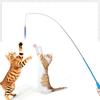 10PCS Cat Worm Toy, Replacement Cat Worm Toy Refills with Black String Cats Wand Attachments Worms Toys for Indoor Cats Kitten