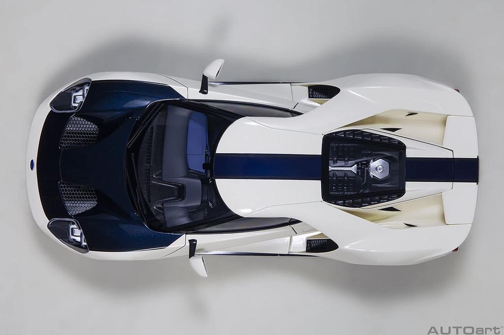 AUTOart Ford GT Prototype Heritage Edition Blue Finished Product 1/18 '64 White/Dark