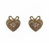 LA PLANETE Ribbon Heart Earring