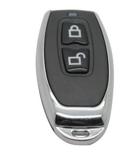 Metal 2-Key Wireless Mini Multi-purpose Remote Control with 1527 Chip