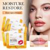 10pcs MOISTURIZING SOFT LIP MASK Hydrating Erase Signs of Fatigue Natural Pink Lips Prevent Drying Brighten Lips Color Smooth Lip Lines