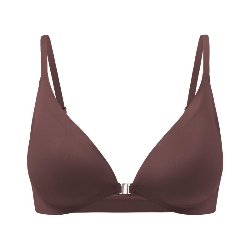 Reggiseno da Donna S Plus Size con Chiusura Frontale Push-Up Senza Cuciture Sottile