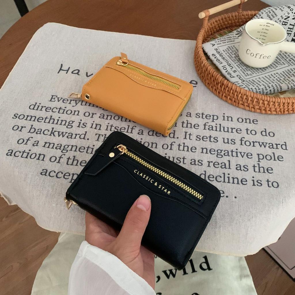 2025 new women's medium and long women's wallet zipper large capacity clutch bag ins female student wallet