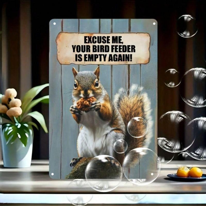 Retro Metal Tin Sign Wall Art Decor for Living Room Bedroom Office