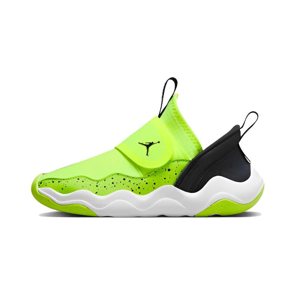 Jordan 23/7 PS Slip Resistant Abrasion Resistant Low top Children's Basketball Shoes Green DQ9293-701