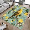 1PC Bird Flower Non-Slip Floor Carpet Compatible for Office&Living Room&Bedroom&Dining Room - Flat- Soft & Pattern, Vibrant Colors-W232