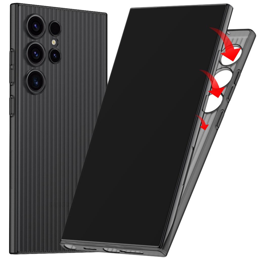 Samsung S24 Ultra მქრქალი PP არ გაყვითლებული ულტრა თხელი დამცავი ტელეფონის ქეისი