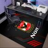 Custom Name Al-Ahly Club Crest Rug Game Carpet, Floor Mat for Bedroom Living Room Entryway Rug, Home Decor Idea Gift for Christmas birthday