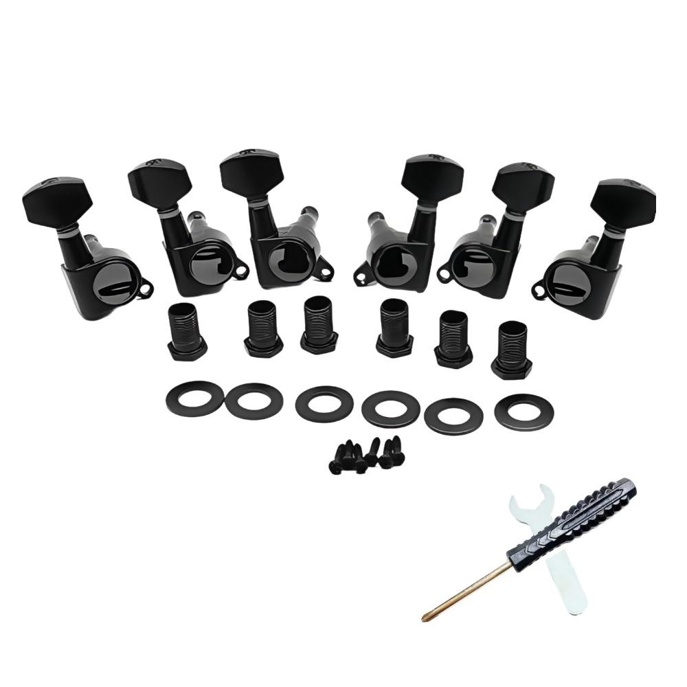 

6 шт. колки для гитары запечатанные колки для струн полностью закрытые колки для настройки струн гитары фолк акустические Style A