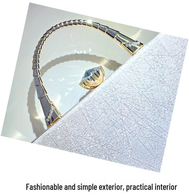 Błyszcząca Torebka Wieczorowa na Bankiet, Sukienkę lub do Klubu