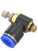 Adjustable Pneumatic Throttle and Speed Control Valve with Quick Connector for Air Tubes SL4 6 8-M5-01-02