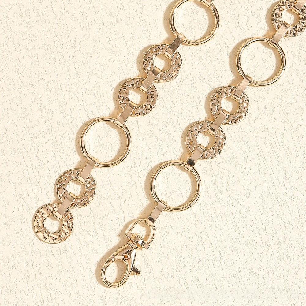 Metal Waist Chain Belt Adjustable Ladies Fashion Chain Fashion Body Link Belts for Jeans Dress