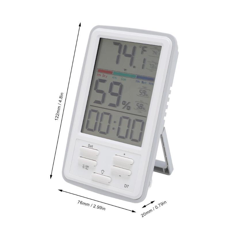Digital Indoor Hygrometer Thermometers High Accuracy Temperature Humidity Meter for Home Offices Cellars Basements