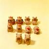 10Pcs Kawaii Frosted Capybara Resin Miniatures Tiny Animal Figurines for DIY Accessories Home & Auto Ornament