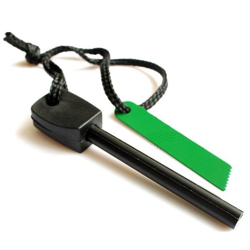 Kit di Sopravvivenza per Campeggio Escursionismo Acciarino in Magnesio Acciarino Accenditore Starter Kit di Emergenza