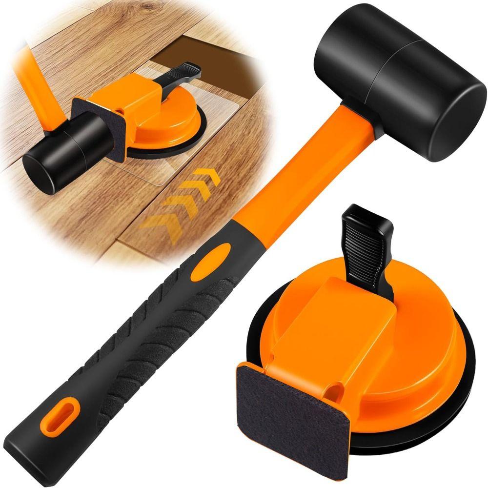 With Rubber Hammer Floor Gap Fixer Tool Vacuum Grabber for Tile PVC Flooring Installation
