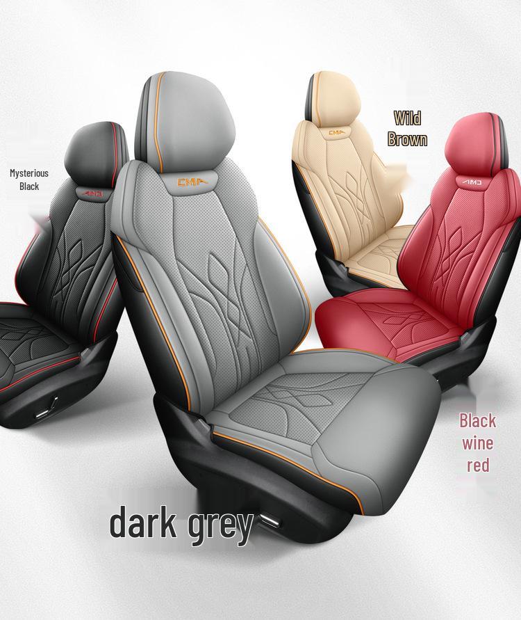Boyue L Special Five-Seat Full Leather Car Seat Cushion for All Seasons