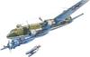 Roden 1/144 Scale German Air Force Focke-Wulf Fw200C-6 Condor Anti-Ship Attack Aircraft with Hs293 Anti-Ship Missiles, Plastic Model Kit, RE14340