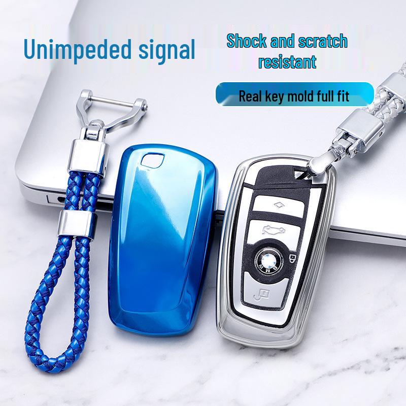 BMW Key Case: TPU Protective Shell for 3, 4, 5 Series/525Li/320/X1/X6 Keys