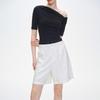 GIOVANNI VALENTINO Women's High-Waisted Wide-Leg Shorts