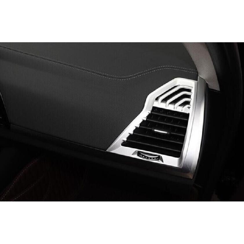 ABS Silver L&R AC Air Outlet Vent Cover Trim 2X For BMW X3 G01 X4 G02 2018-