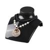 Horizontal Necklace Bust Stand Acrylic Necklace Display Organizer Mannequin Necklace Stand  Women