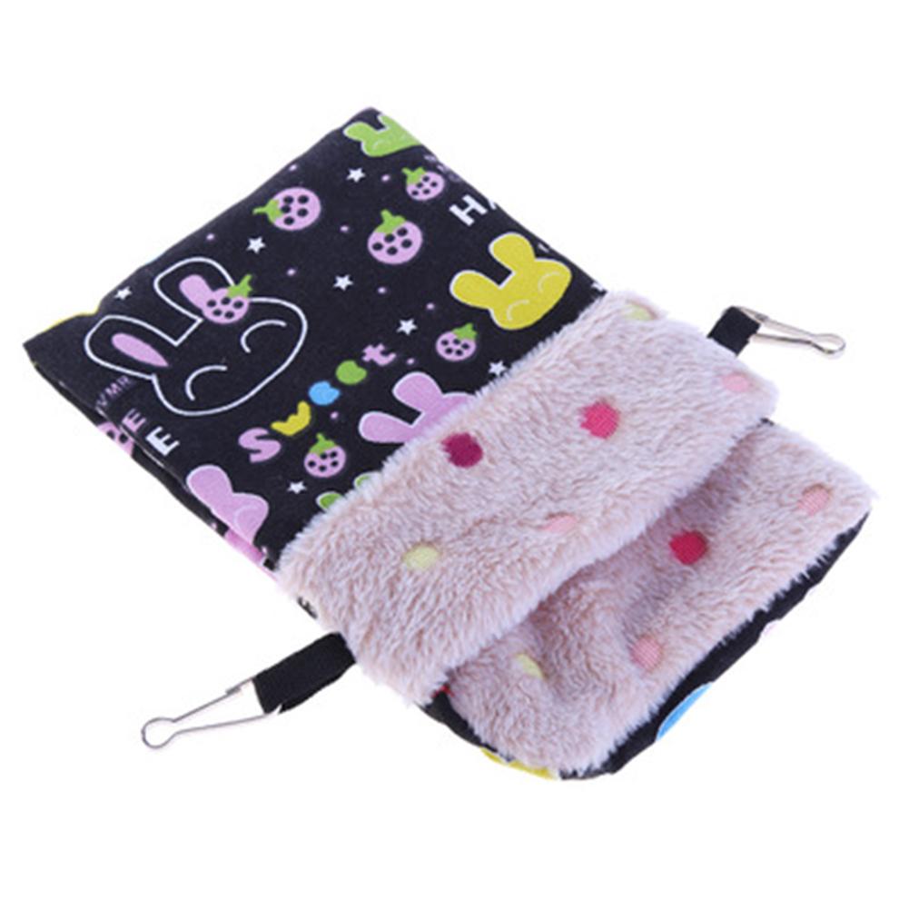 Warmes Hamsterbett Nest Haustier Schlafsack für Eichhörnchen Meerschweinchen Papageien Kleintiere Wintermatte Haus Käfig