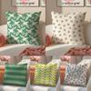 New British Pattern Ariana Martin-B Cushion Cover Silky Elegant Comfort Sofa Bed Invisible Zipper Beach Pillowcase