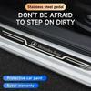 Car Stainless Steel Door Sill Scuff Plate For Mercedes Benz AMG CLA GLC GLK GLA A B C E Class W203 W206 W220 W205 W211 W212 W201