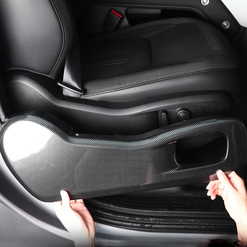 For Land Rover Defender 90 110 2020 2021 2022 Car Seat Adjustment Protection Frame Seat Button Anti-scratch Decorative Sticker
