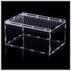 Reptile Terrarium, Ventilated, Acrylic Material, Transparent, Reptile Cage, Insect Terrarium, Suitable for Lizards/Spiders/Frogs/Turtles/Snakes/Frogs/