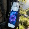 1PC Glowing Number Six Seven 750ml Color Plastic Sports Water Bottle Leakproof Flip Straw Lid Suitable for Sports Office Home Use