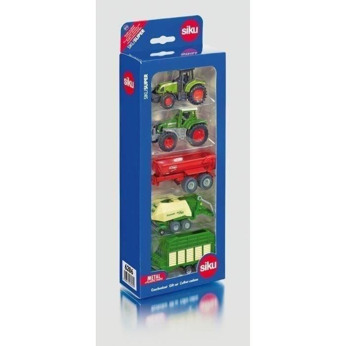 Bauernhof-Fahrzeug-Set 5 Stück - siku - Modell 6286 - Maßstab 1/64 - für Kinder ab 3 Jahren