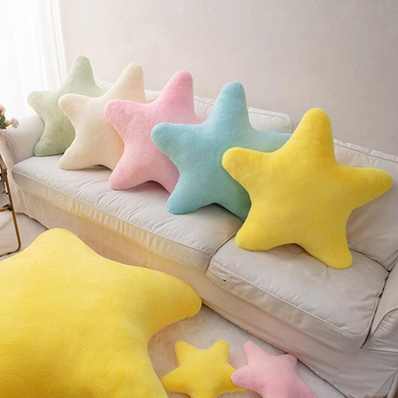 18Cm Cute Star Plush Toys Soft Star Shaped Pillow For Bed Sleep Hugging Toy Adorable Home Decoration Birthday Gifts For Kids
