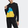 Adidas Neo X Sesame Street Cartoon Graphic Hoodie Women Hoodie Black HD7280