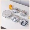 100Pcs Disposable Stretch Fresh-keeping Food Covers Aluminum Foil Elastic Lids for Refrigerator Use