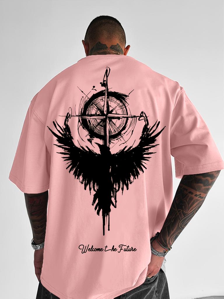 Phoenix Compass Welcome The Future Oversized Tee