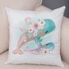 Super Soft Plush Cute Cartoon Giraffe Eleghant Lion Pillow Case Nordic Kids Room Decor Lovely Animal Cushion Cover For Sofa Home