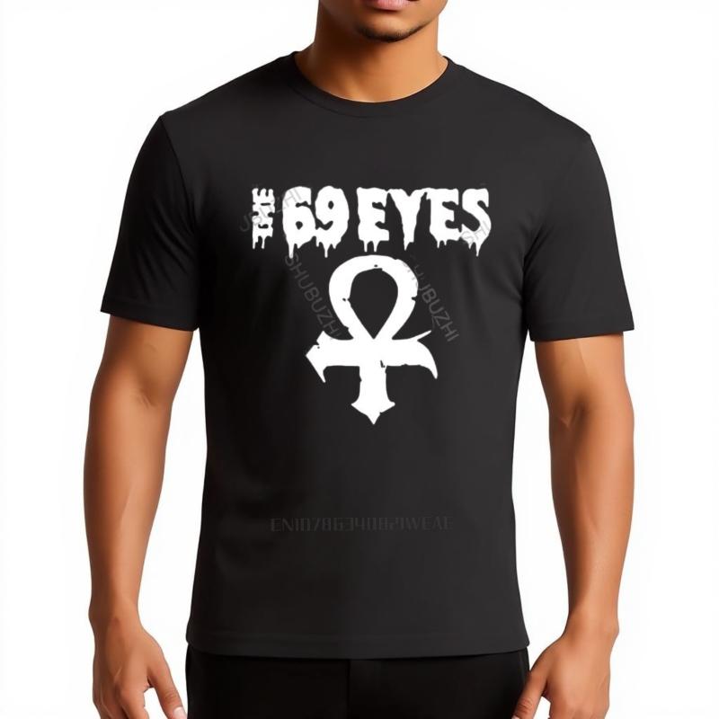 Men Cotton Teeshirt Summer Casual T-Shirt Brand Clothing 69 EYES Vintage T-shirt Top Gift Male Classic T-shirt T-SHIRT Basic Tee